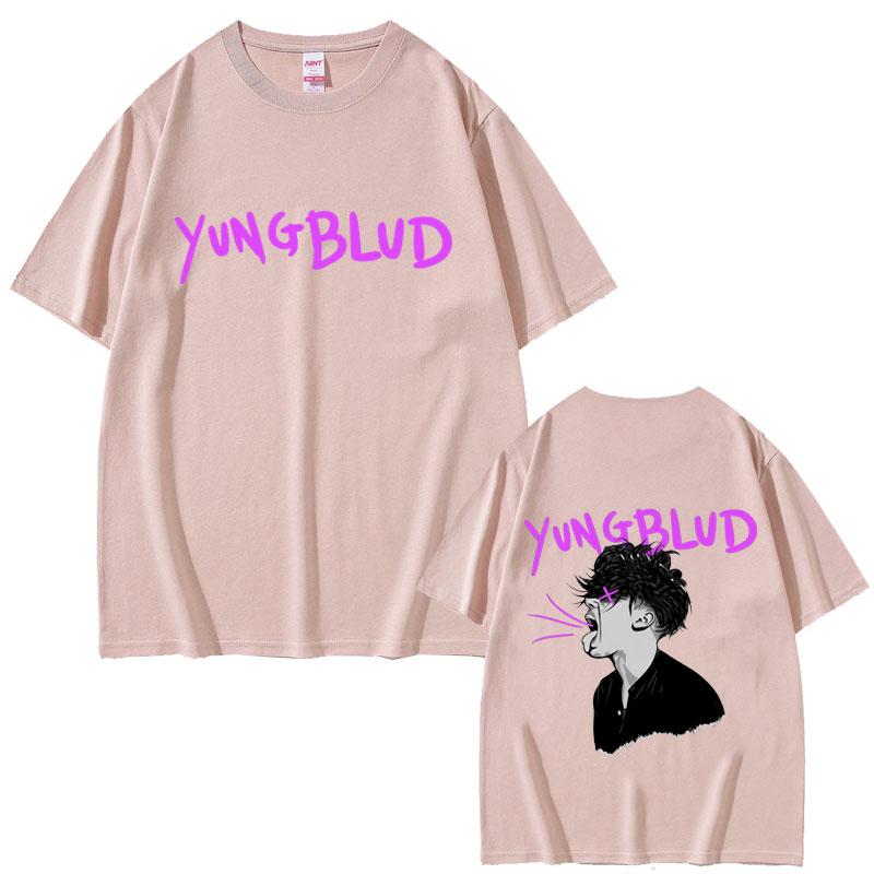 Yungblud Face Graphic Tshirt Unisex Women Casual Vintage Oversized Short Sleeve T Shirts Male Fashion Hip Hop Gothic Punk Tshirts