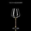 Luxury European Diamond Crystal Champagne Cup Set High Beauty Handmade High Foot Cup Bubble Mug Household Wine Set Couple Pair C