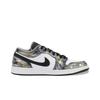 Jordan Air Jordan 1 Jiang Immersed Moon Cushioning Slip Resistant Abrasion Resistant Low top Vintage Basketball Shoes 553558-044(Team1390-)