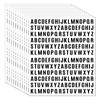 5 Sheets 0.5 Inch DIY Letter Sticker Student Name Sticker Storage Can Cup Item Label Envelope Plan Decoration Home Gift Sticker