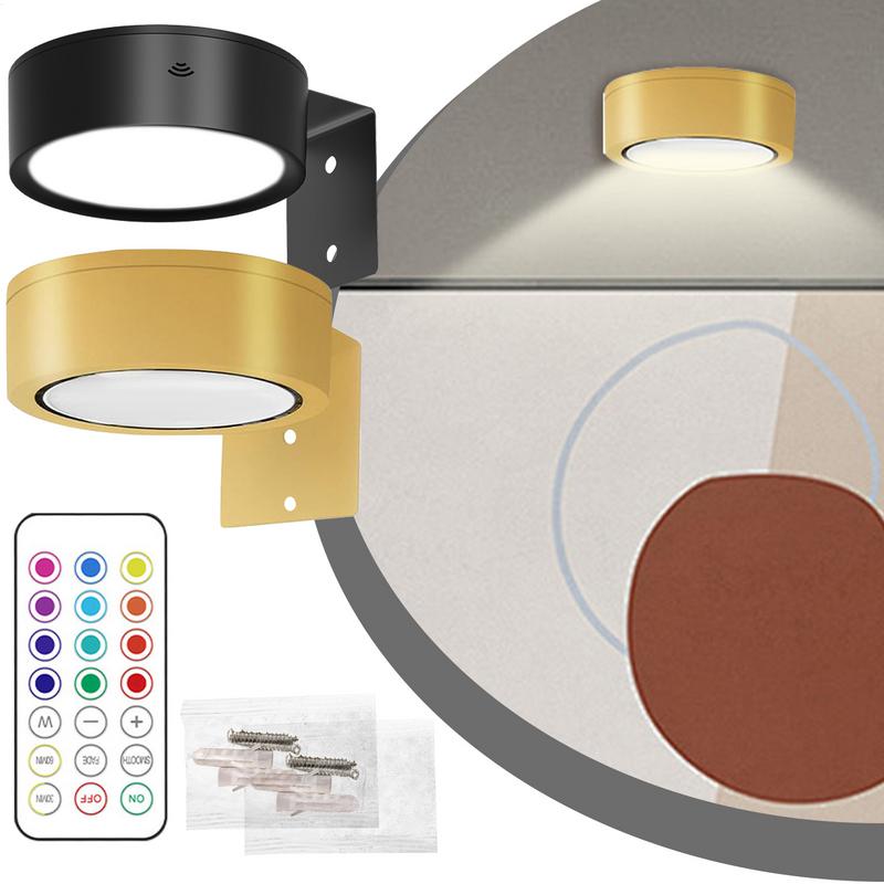 Picture Lights Magnetic LED Painting Light With Remote Control Battery Operated LED Accent Lamp For Corridor Stairs Pictures