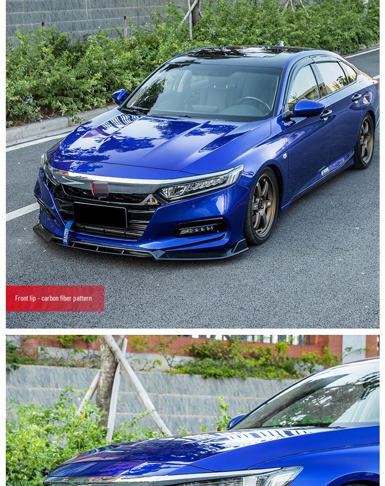 10e Generatie Accord Inspire Voorlip, Sideskirts, Achter- & Boven Spoilers, Louvers & Voorste Splitter Kit