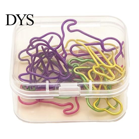 Decorative Animal Shaped Clips 20PCS Cute Paper Clips, Bone/Duck/Dog/Cat Shape, School Supplies for Notes Metal Fasteners Office And Colorful
