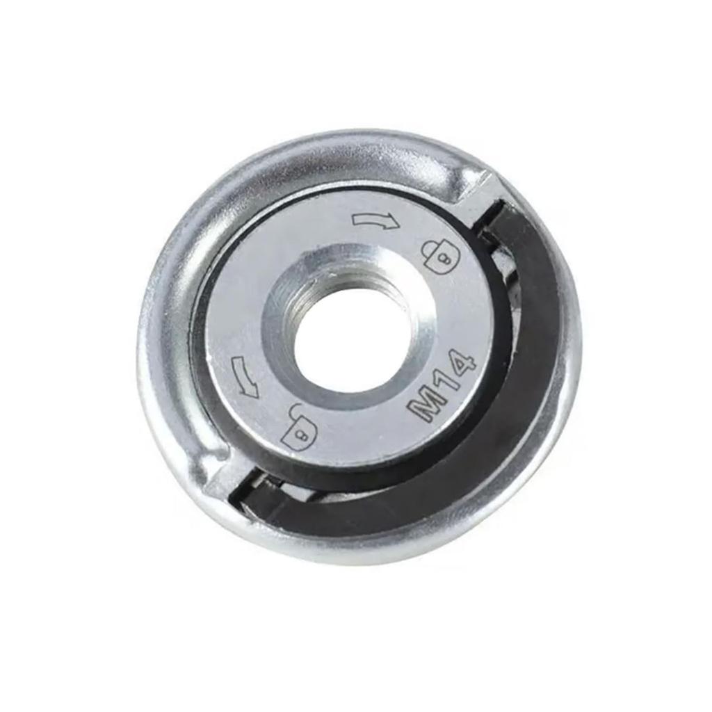 M14 Thread Angle Grinder Flange Nut No Wrench Required Quick Release Locking Nut for Replacement/Fixing Cutting Discs