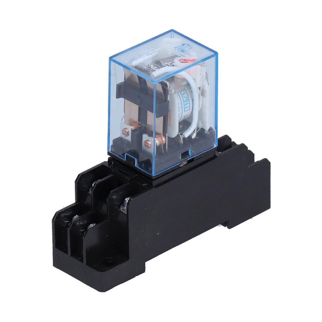 LY2NJ 8 Pins Elektromagnetische Leistungsrelais mit Sockelbasis Kontrollleuchte für Motoren Industrie