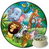 Opłatek Na Tort Motyw Safari 20 Cm - Wegański, Bezglutenowy, Okrągły, Docięty