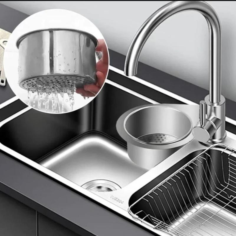 1Pcs Sink Drain Filter Bounce Core-Odor&Leak Prevention,Dishwashing Drain Filter,Anti-Clog Strainer