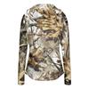 Women's Lightweight Hooded Zip-Up Jacket with Long Sleeves Pockets and Printed Design Sun Protection Outerwear for Outdoor Activities
