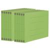 Plus PP Flat A4 Leaf File, Horizontal, Green, 10-pack, NO.122P 98-354×10