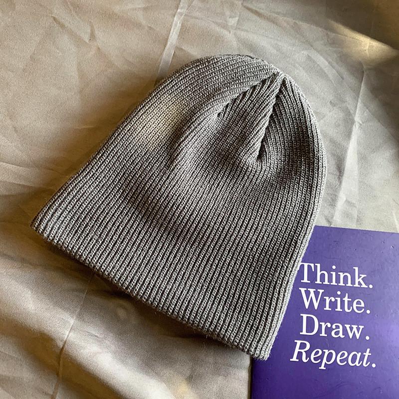 Vintage Knitted Winter Hat With Thick Warm Acrylic For Men And Women