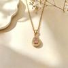 Elegant Cat Pendant Necklace: Fresh Design with Micro-Set Zircons for Women - Light Luxury & High-End Feel; Perfect Clavicle Chain Accessory.