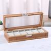 Wood Watch Box Storage Case Transparent Skylight Watch Boxes Organizer for Men Mechanical Wrist Watches Display Collection Gift