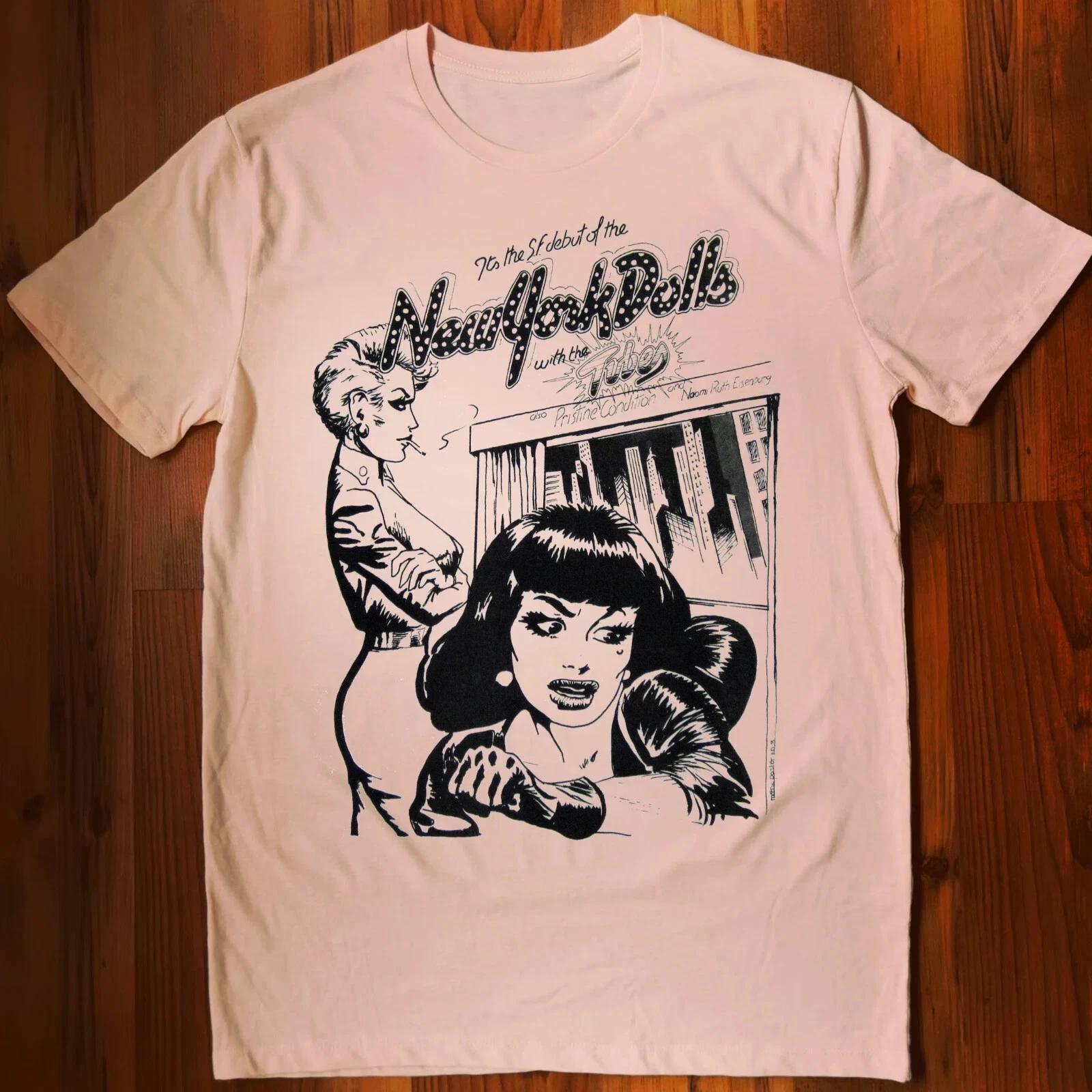 New York Dolls Band Gift For Fan White All Size Men T-Shirt M499 XL