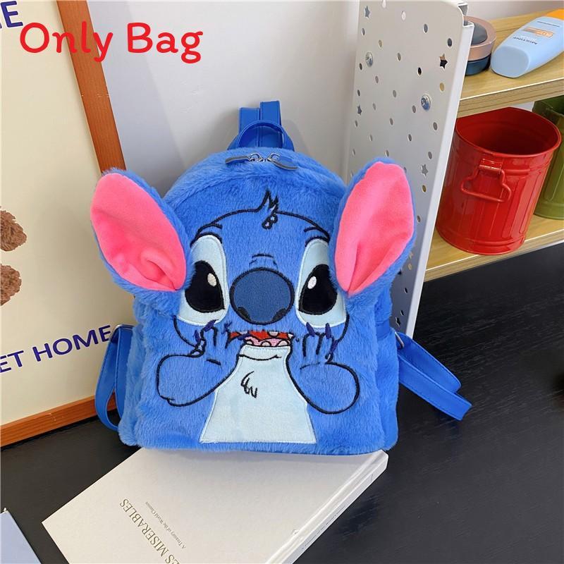Stitch Plüschtier Tasche mit Canvas Innentasche für den täglichen Freizeitgebrauch