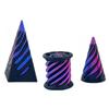 3D Printed Spiral Fidget Toys Decompression Spinning Three-Dimensional Structure Fingertip Dual Color Stress Relief Toy Desk Toy
