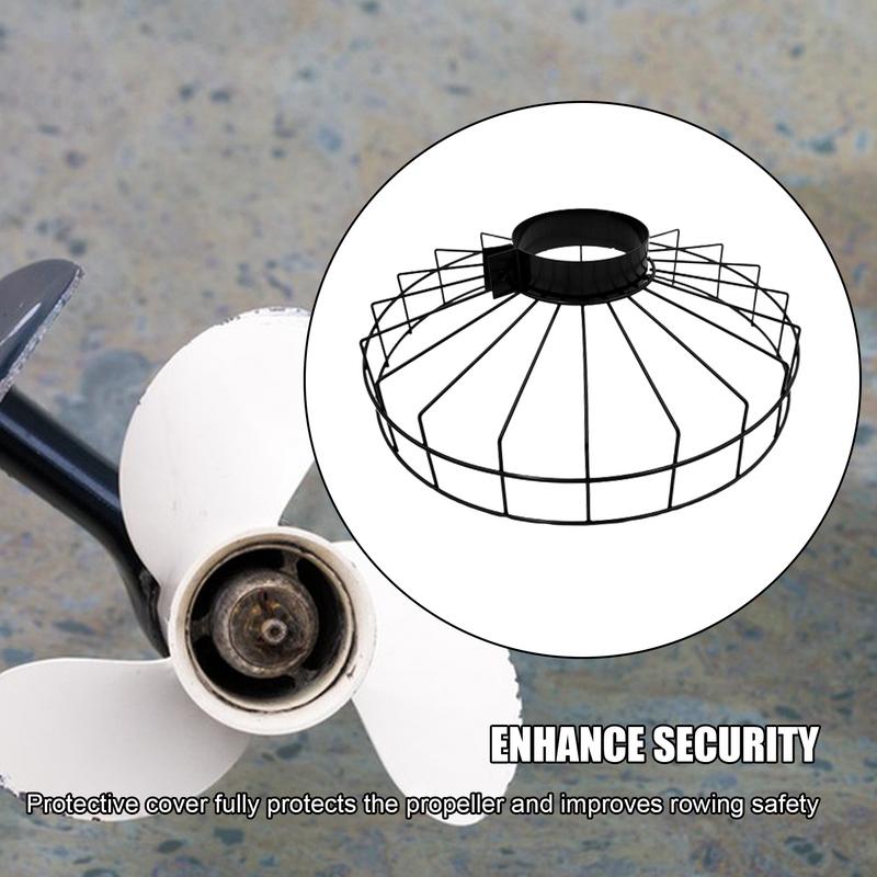 Trolling Motor Propeller Protector Outboard Machine Propeller Steel Net Covers Protection Accessories Marine Hardware Mesh Cover