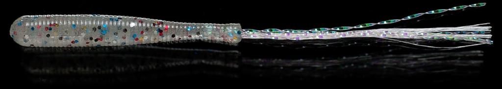 Fish Arrow Soft Lure Flasher Worm 1 Inch 6 Piece Per Pack #06 (0424)