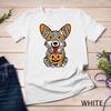 Uroczy kostium na Halloween Welsh Corgi Mumia Prezent dla miłośnika psów Koszulka unisex