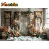 Mocsicka Photography Background Indoor Floral Boho Decor Baby Shower Maternity Adult Kids Art Portrait Backdrop Photo Studio