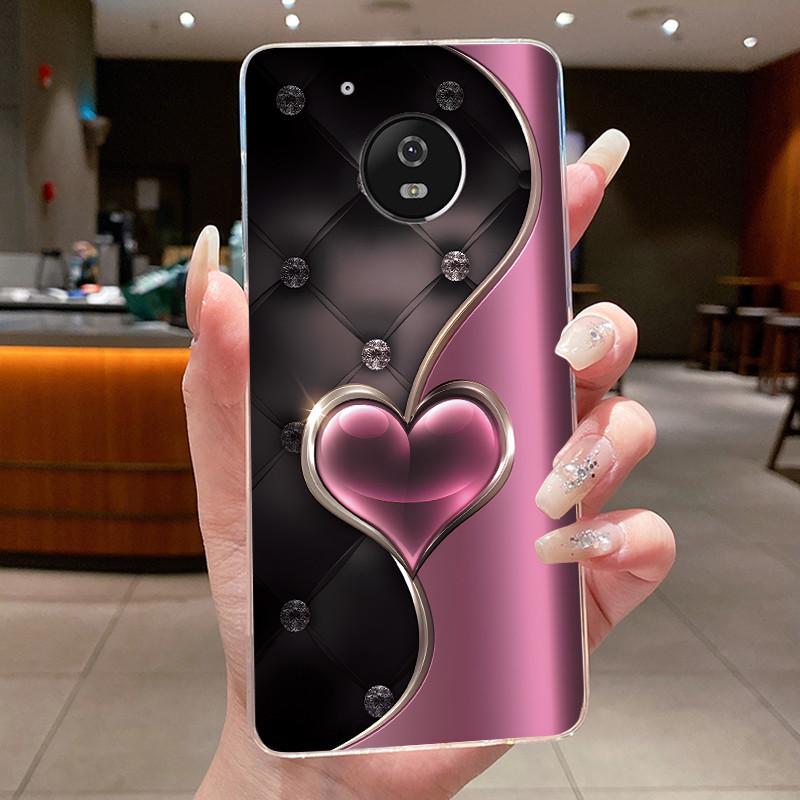 For Motorola Moto G5 Plus Case Clear Luxury Fashion Butterfly Flower Soft TPU Silicone Phone Cover for Motorola G5 Plus G5+ Case