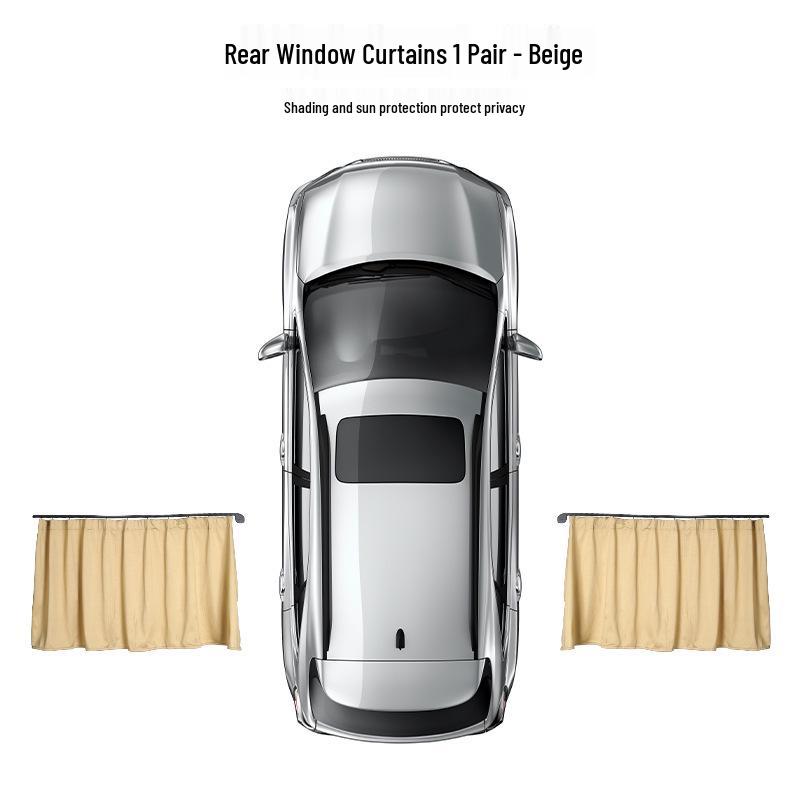 

Enhanced One-Button Auto Retractable Car Window Sun Shade Curtain