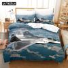 3D Jet Fighter Battle Plane  F-22 Bedding Sets Duvet Cover Set With Pillowcase Twin Full Queen King Bedclothes Bed Linen