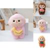 Plush Monkey Bag Charm With Cute Dog Figurine And Diy Decor For Girls