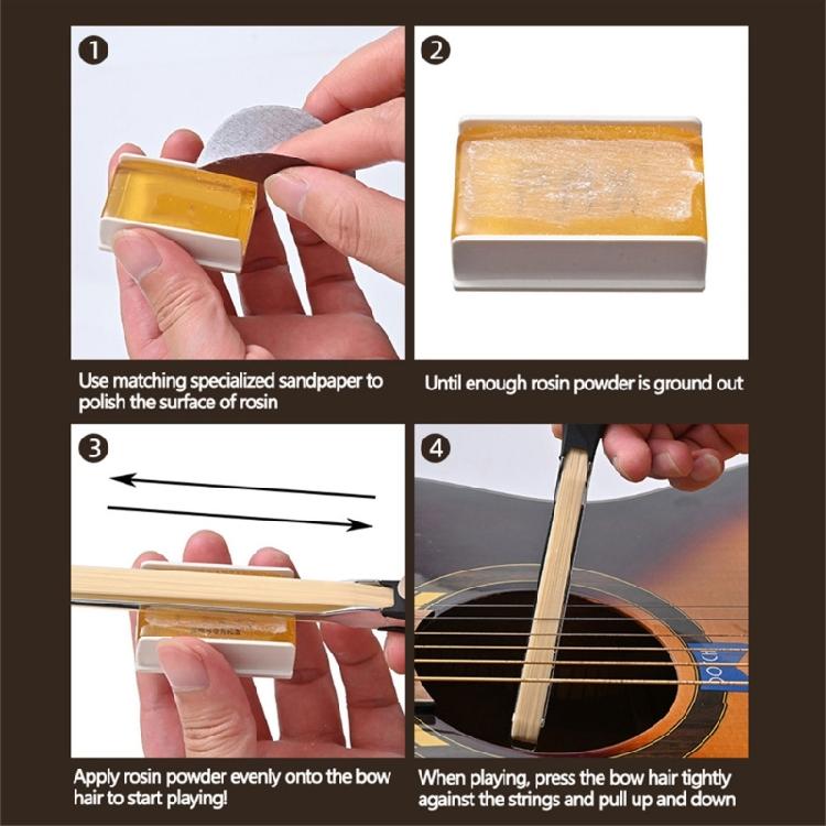 Portable Guitar Bow Thin Guitar Bowing Device for Improving Playing Techniqu