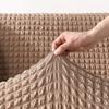 Elastic Sofa Covers for Living Room Geometric ArmChair Knitted Corn Grid Fabric Sofa Slipcovers Chair Protector Home Decor