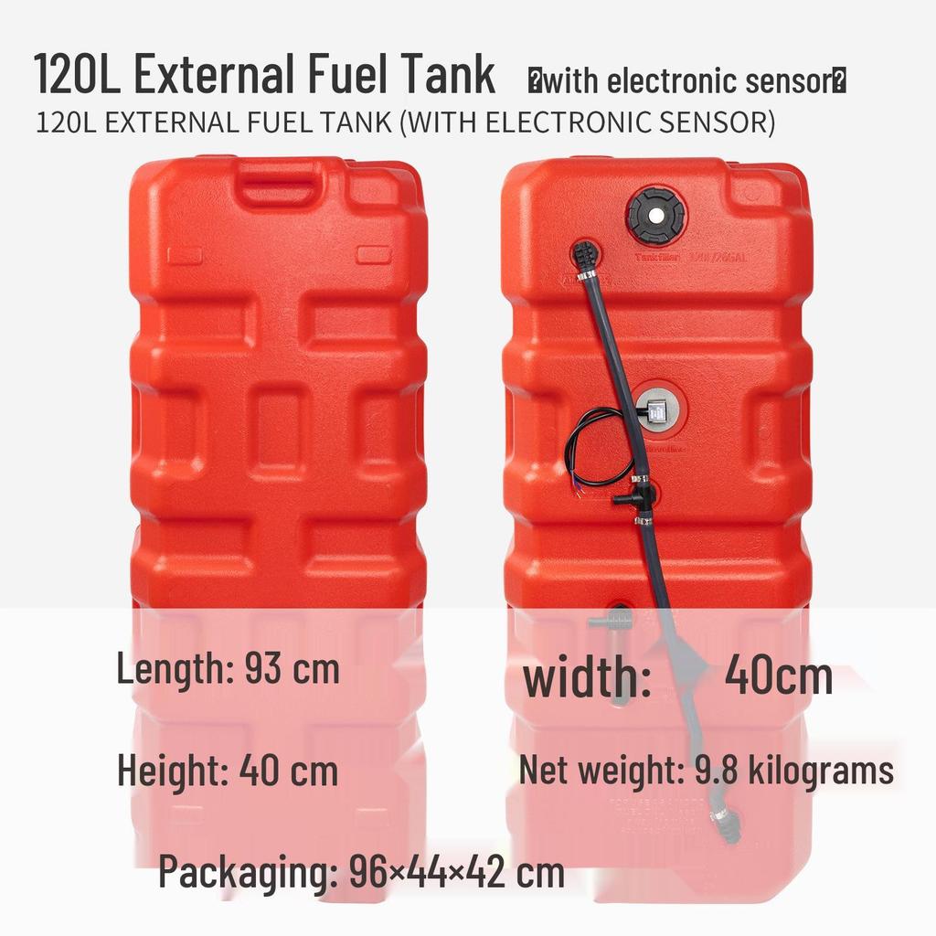 12L/24L External Spare Fuel Tank for Parsun, Hangkai, Yamaha Outboard Motors
