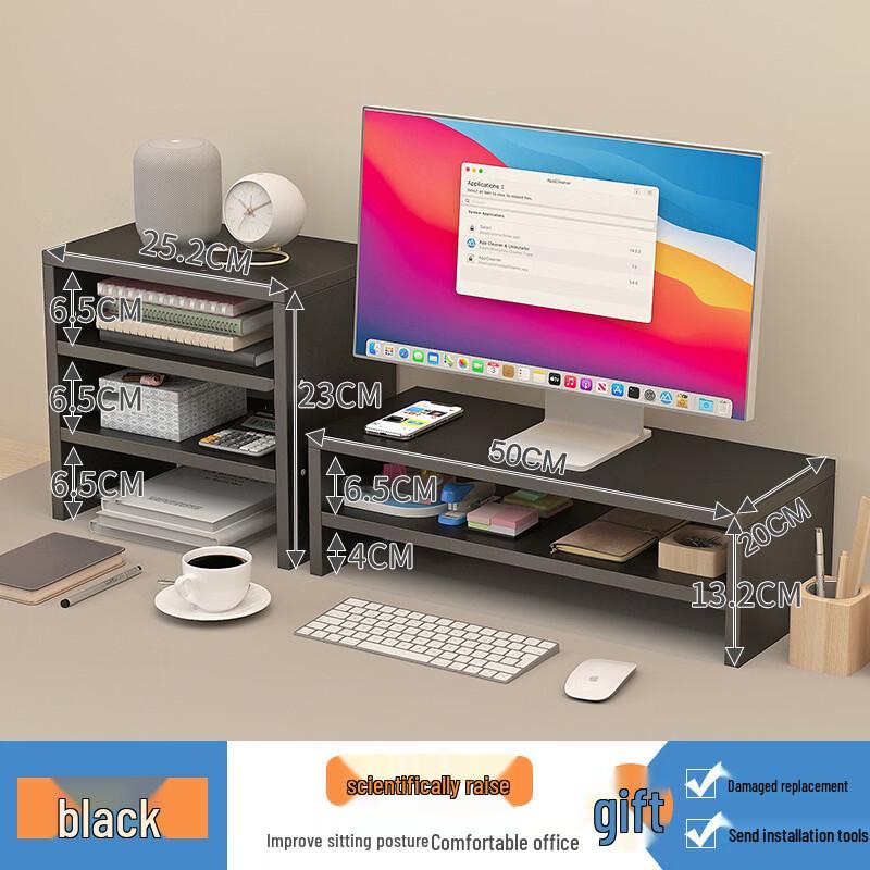 OLOEY Desktop Computer Monitor Riser with Storage
