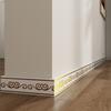 Thick Self-Adhesive PVC Baseboard - Waterproof Wall Skirting Decor, Imitation Tile Kickboard Strip, Easy Peel & Stick