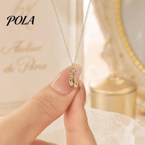 Delicate Ballet Pendant Shoes Necklace, Elegant Ballerina Dainty Beautiful Necklace for Women Dancer Stylish Jewelry Girls Lightweight Charm