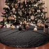 Large Size Sequins Christmas Tree Skirts 60/90/120cm Xmas Tree Foot Cover  Wedding
