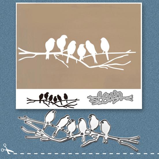 Six Birds Metal Cutting Die DIY Craft Scrapbook Emboss Paper Card Stencil Mold