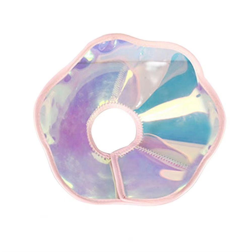 Colorful Laser Cat Collar PVC Cat Anti-scratching Collar Cat Recovery Collar Post-Surgery Care