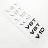 ABS Buchstaben Nummer V6T V8T V10 Emblem für A4L A5 A6L A7 A8L TT RS7 SQ5 Autostyling Kotflügel Seitenemblem Entlade Logo Aufkleber