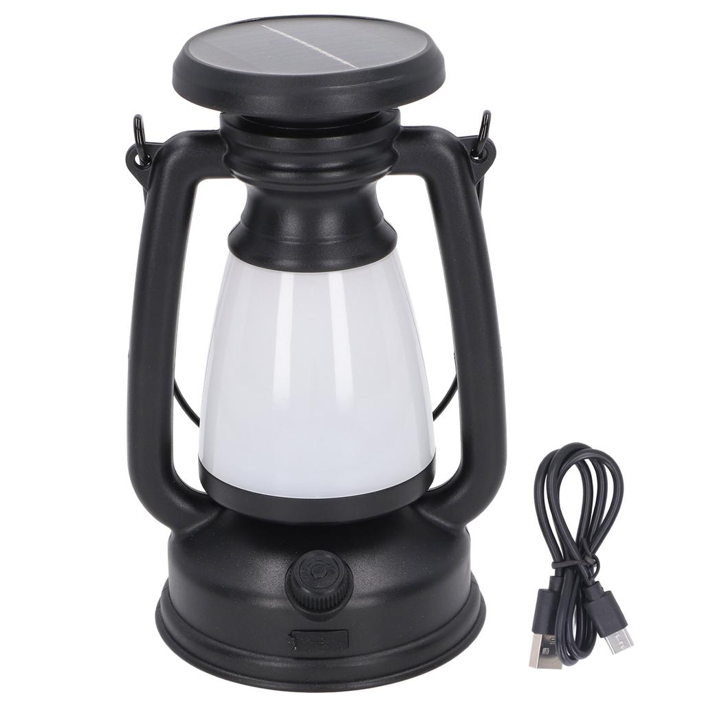 LED-Vintage-Laterne, stufenlos dimmbar, tragbar, multifunktional, dekoratives Licht für drinnen und draußen