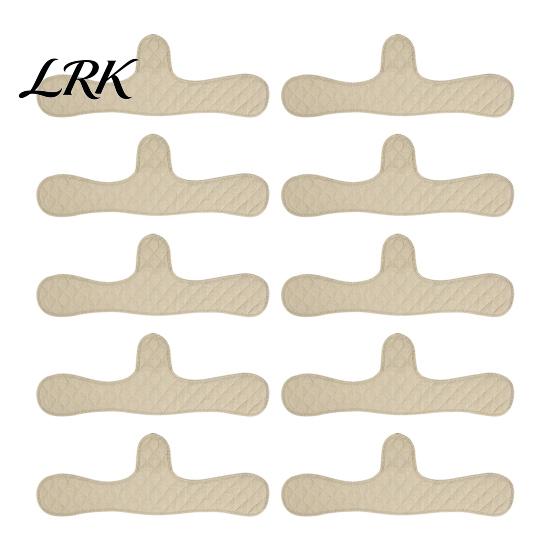 Cotton Sweat Pads 1/5/10Pcs Bra Liner for Absorption, Washable Under-Breast Absorbing Pads, Reusable Moisture Absorber Boob Pad, Women Sweating