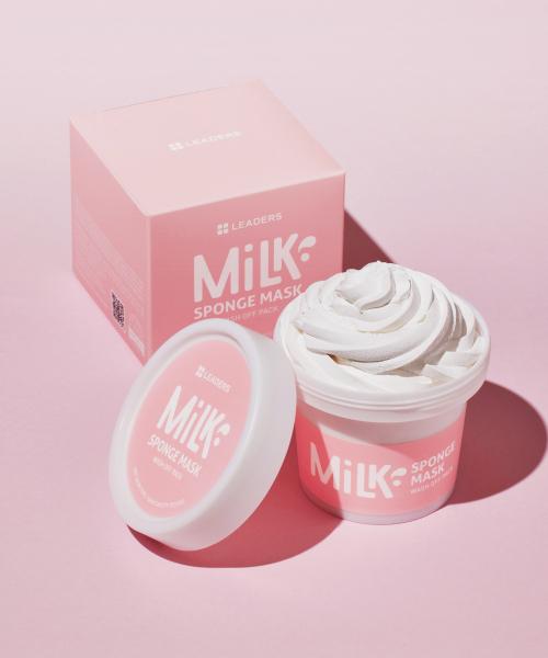 Leaders Cosmetics Leaders Молочная губчатая маска 100 г FREE