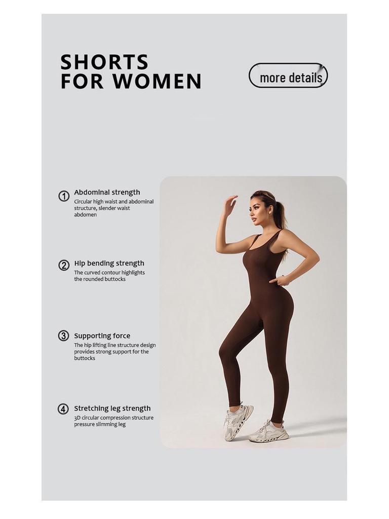 Žebrovaná bezešvá elastická kombinéza: Evropské a americké fitness jógové body