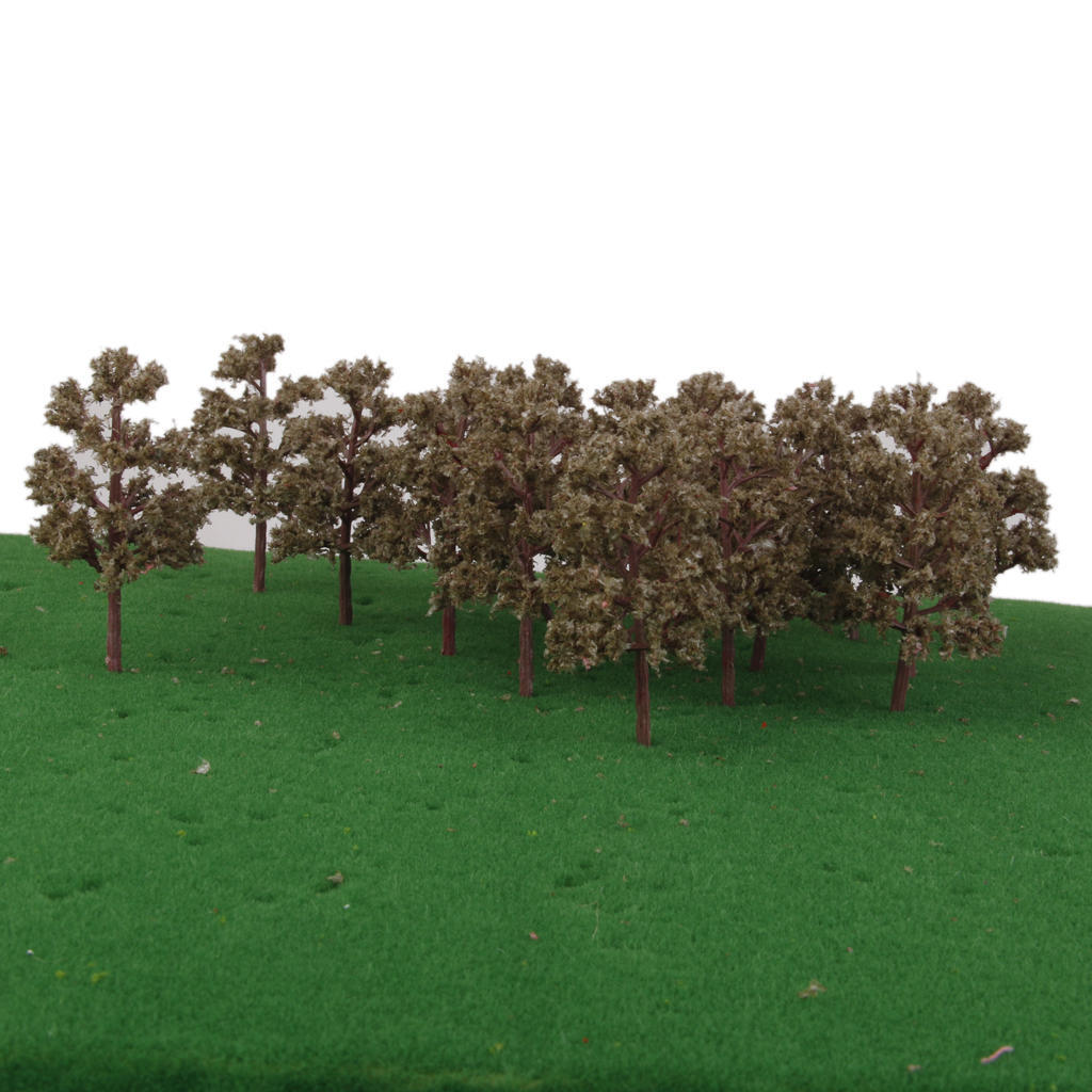 20 Plastikmodell Bäume Zug Eisenbahn Landschaft Park Straße 20 Plastikmodell Bäume Zug Eisenbahn Landschaft Park Straße