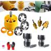 Electric Drill Compatible Pvc Pipe Threader Kit with Various Die Sizes, Pvc Pipe Threader Kit, Pipe Threader Kit, Pvc Threader for Drill, 1/2'' 3/4''