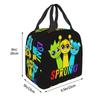 Custom S-Sprunkies Insulated Lunch Bags for Women Men Music Game Portable Thermal Cooler Bento Box Work School Travel
