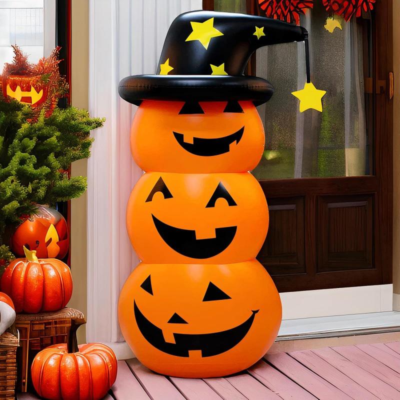 Cross-border Halloween Inflatable Pumpkin Ghost Tumbler Scene Decoration