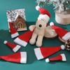 Mini Lollipop Christmas Hat Cutlery Set Cover - Non-woven Xmas Decoration