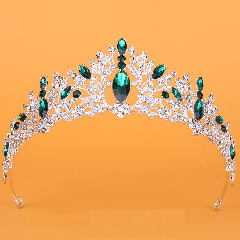 

Bridal Crown Tiara Dress Wedding Hair Accessory Alloy Crystal Crown Host Wedding Accessories
