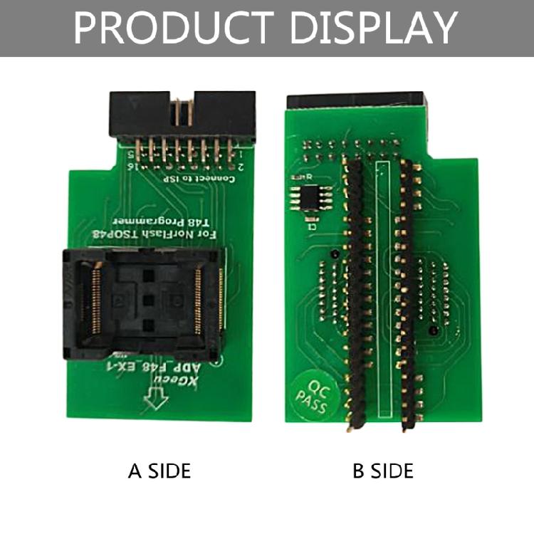 Professional ADP_F48_EX-1 TSOP48 Adapter for Nor Flash Chip Programming Development Repair Installation Accessories
