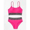 Sport High Waist Women Bikini New Sexy Scoop Push Up Swimsuit Mujer Bathing Suit Teen Young Girl Tank Top Biquini Swimwear