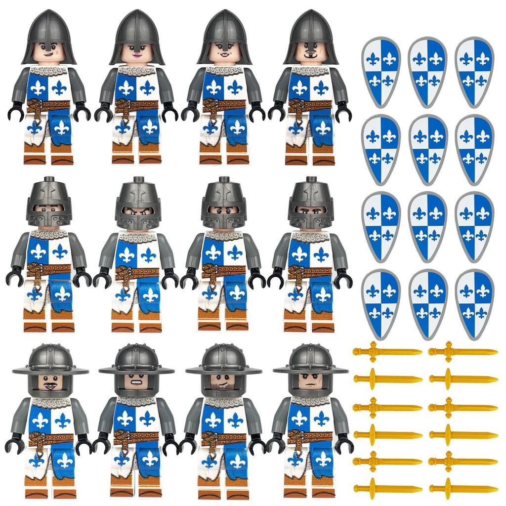 Medieval Soldier Knight Legion Figure Building Blocks Children's Assembly Toys